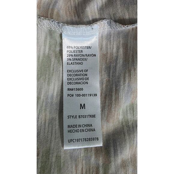 Democracy Top Floral Print Sz M Pullover - Picture 5 of 6